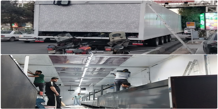 راه اندازی نخستین کانتینر سیار عرضه محصولات پروتئینی کشور در قم