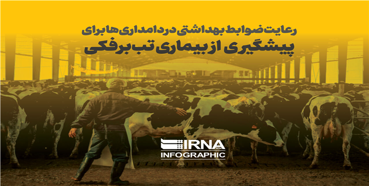 رعایت ضوابط بهداشتی در دامداری ها برای پیشگیری از بیماری تب برفکی