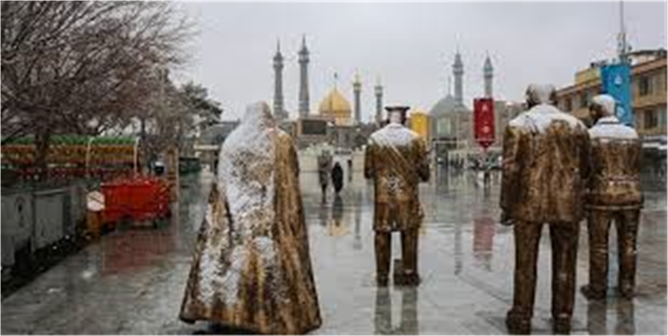 یخبندان قم را در بر می‌گیرد