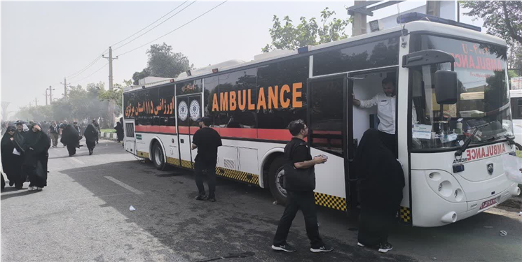 ۴۱۰۰ خدمت درمانی در مراسم تشییع رهبر شهید ارائه شد