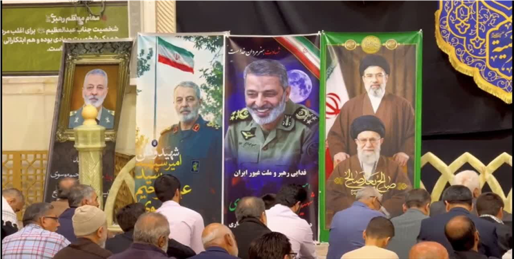 آیین گرامیداشت سپهبد موسوی در حرم حضرت معصومه برگزار شد