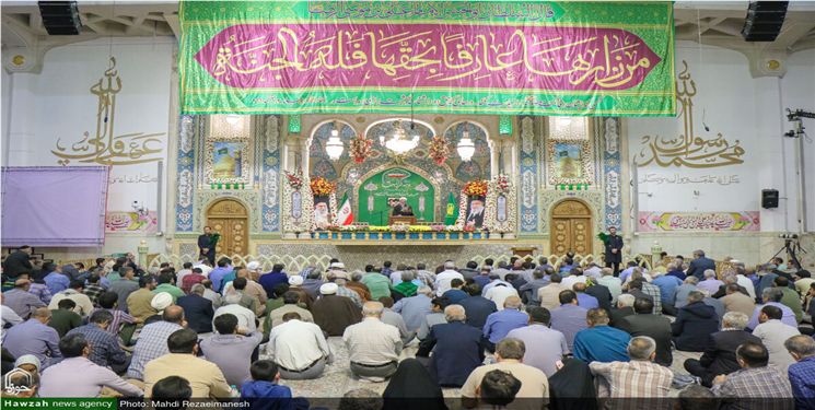 تصاویر/ مراسم شام ولادت حضرت فاطمه معصومه سلام‌الله‌علیها در حرم مطهر